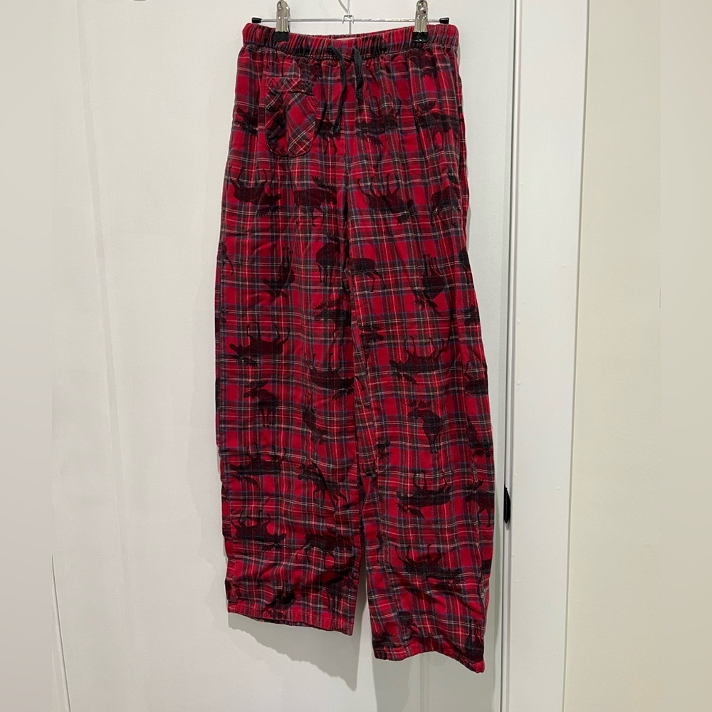 Hatley Flannel Moose PJ Bottoms